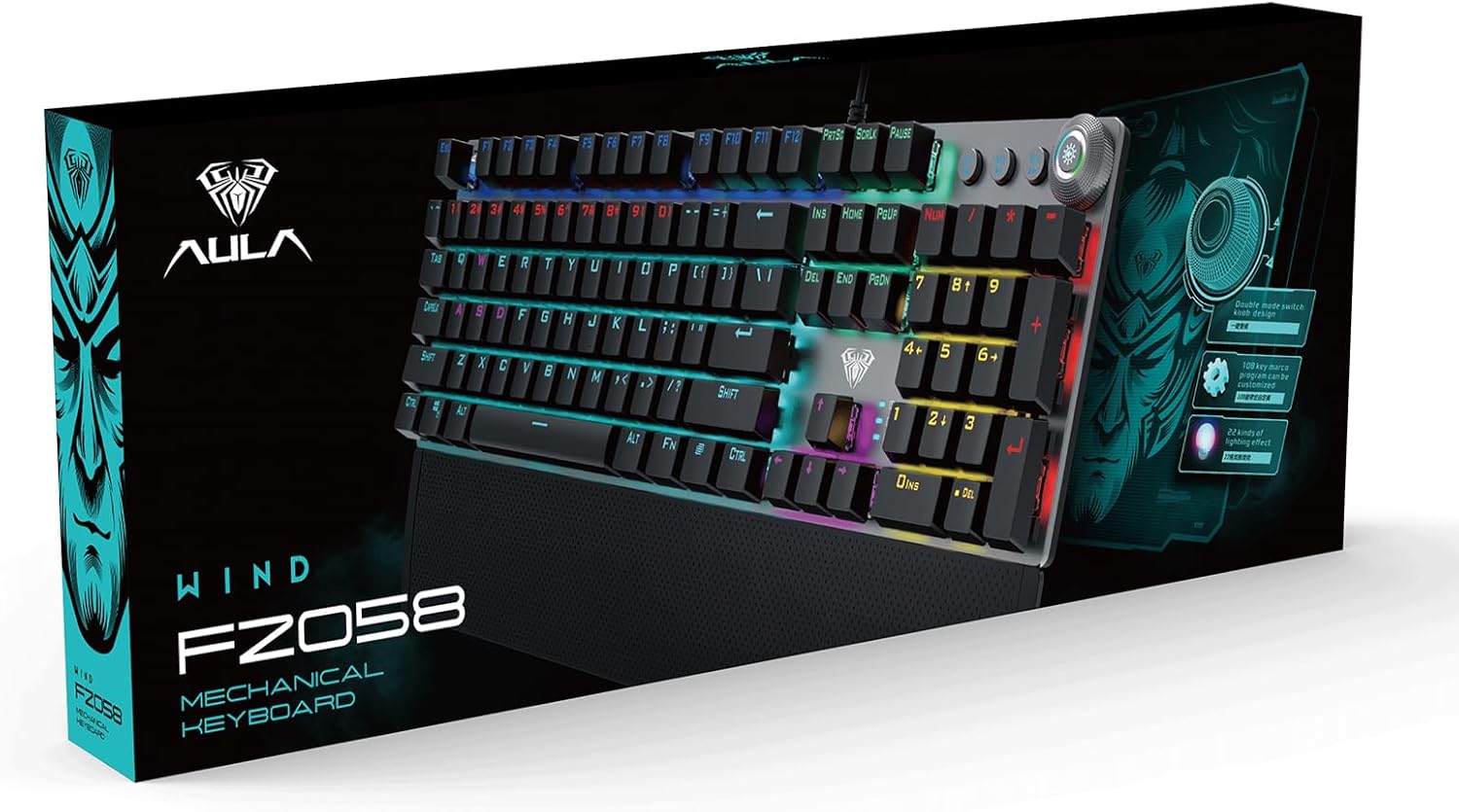 Aula Keyboard F2058 Mechanical Wired Blue Switch Aula Keyboard F2058 Mechanical Wired Blue Switch